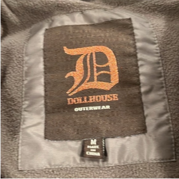 Dollhouse Brown Quilted Women’s Outerwear Jacket Size M - Picture 2 of 8